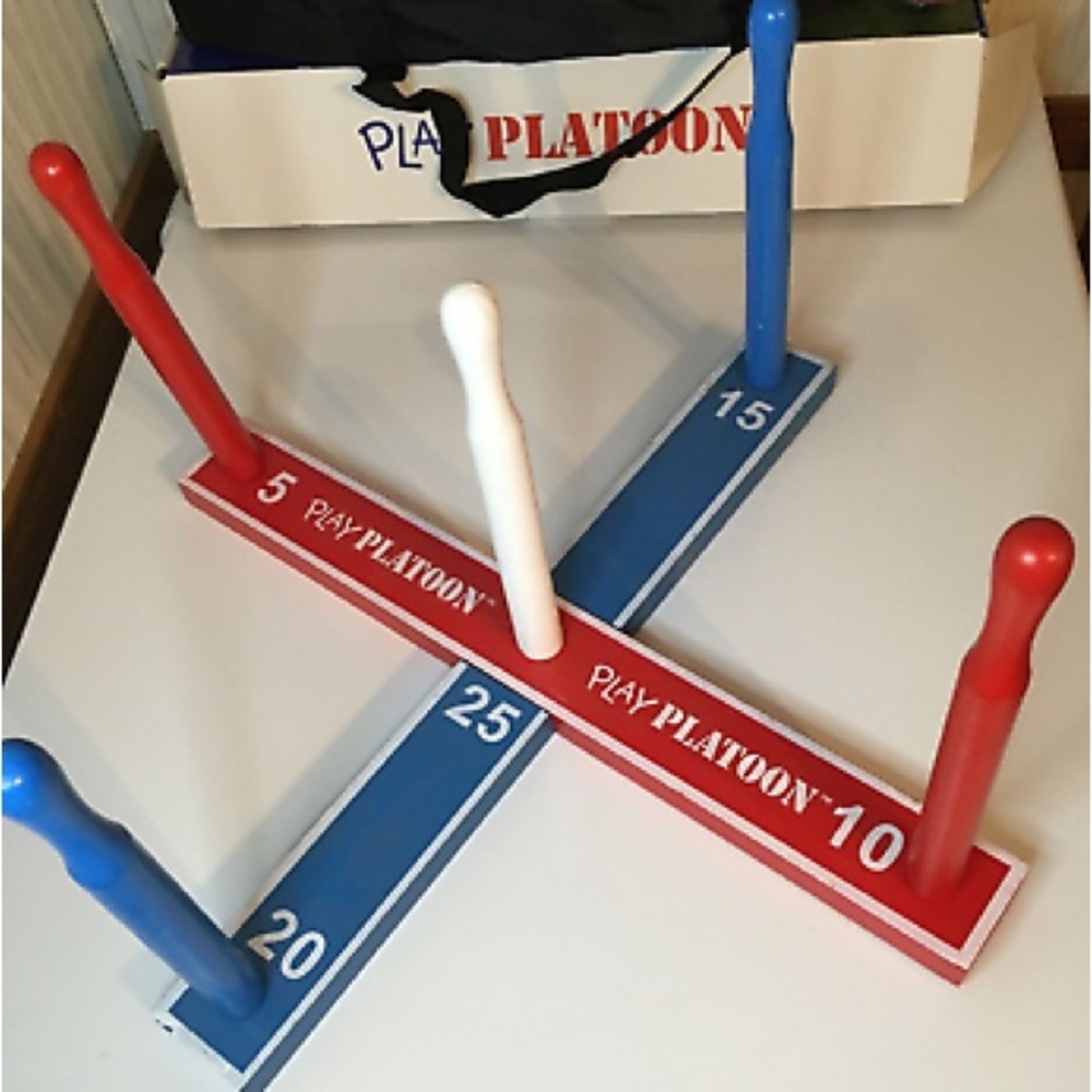 Ring Toss Game - Red, Blue, White - Picture 4 of 9